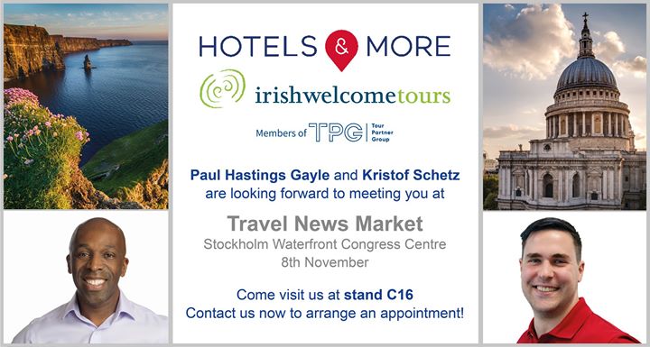 Are you attending the Travel News Market in Stockholm?