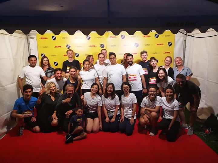 Last week, we came together to run the DHL Relay in our home town of Copenhagen.