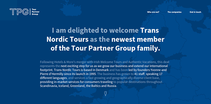 Trans Nordic Tours has on Friday, November 3rd – 2017 joined Tour Partner Group.