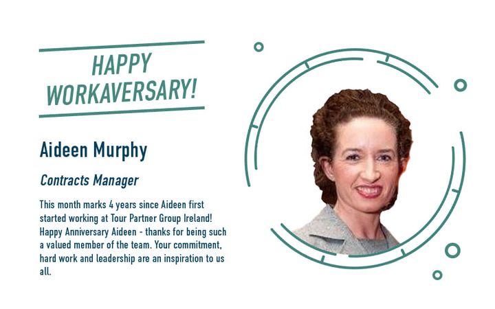 Happy Workaversary Aideen!