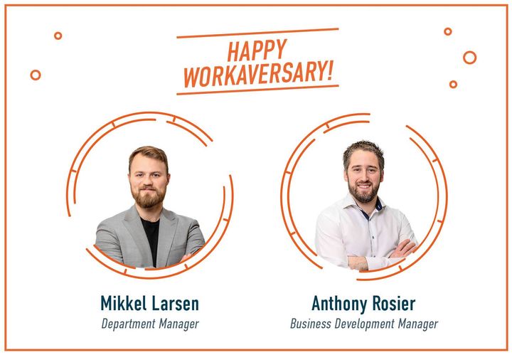 Happy Workaversary to our heroes Mikkel and Anthony!