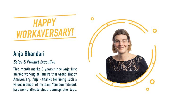 Happy Workaversary to our Hero Anja!