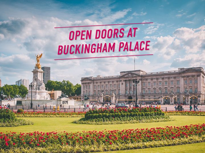 Buckingham Palace is now open to the public until 2nd of October!