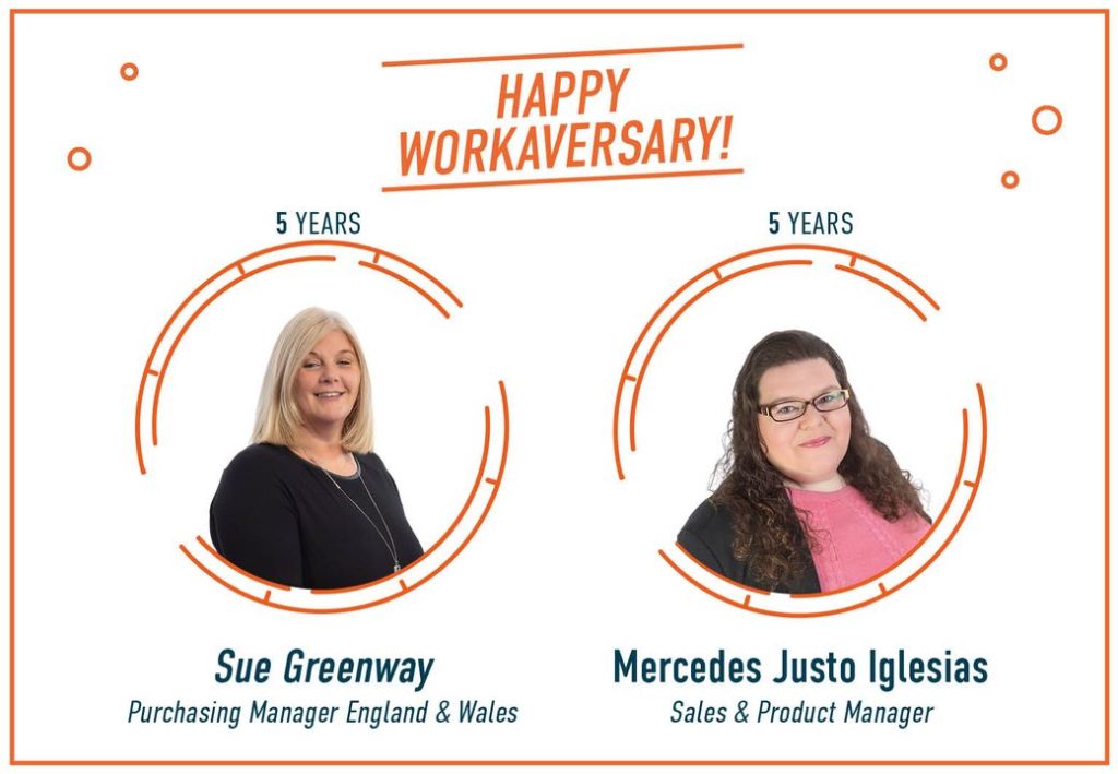Happy Workaversary to our Heroes Sue & Mercedes!
