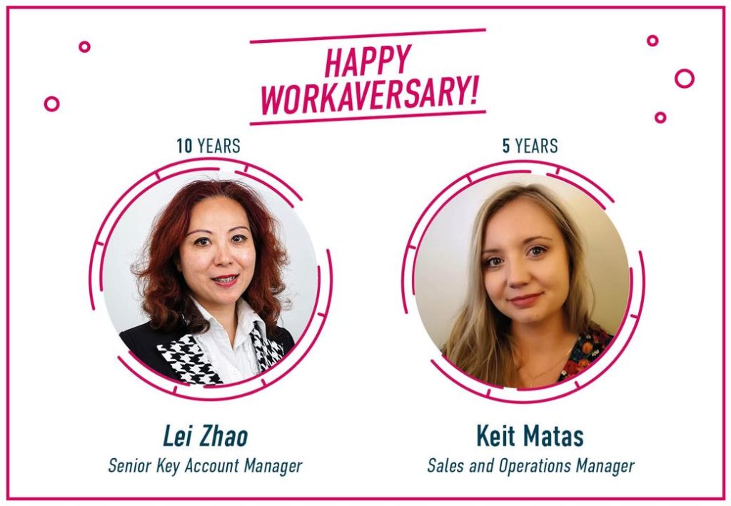 Happy Workaversary to our Lei & Keit!