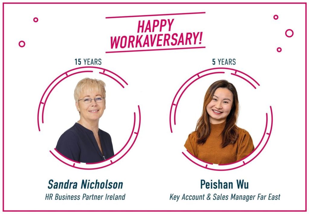 Happy Workaversary Sandra & Peishan!